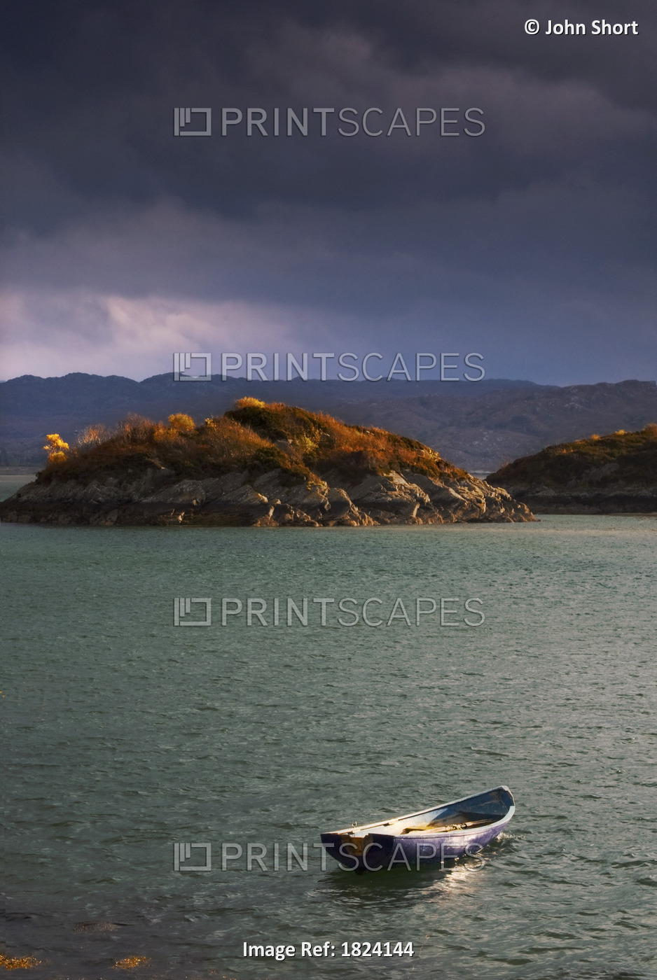 Boat On Loch Sunart, Scotland