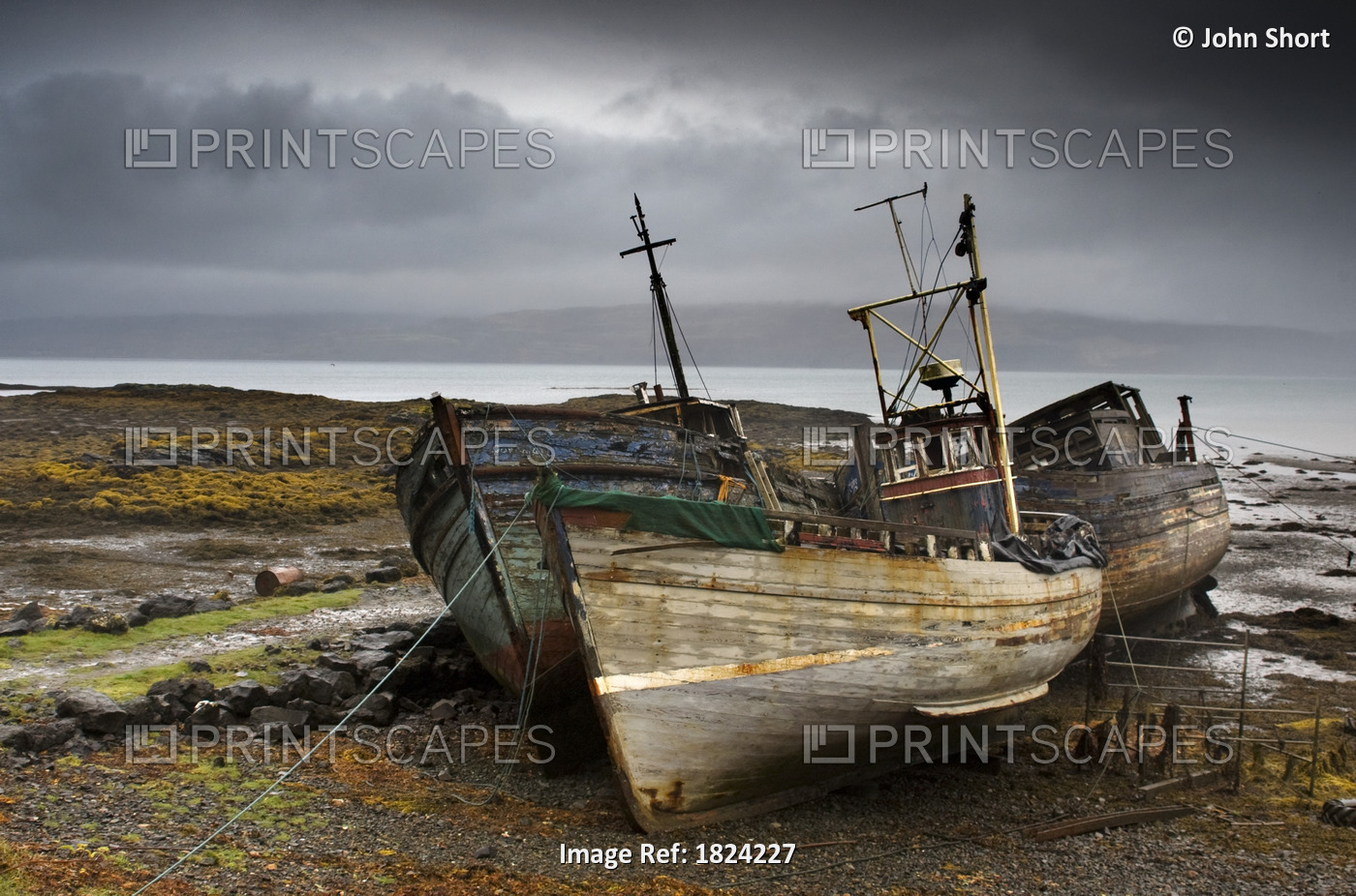 Shipwreck, Isle Of Mull, Scotland