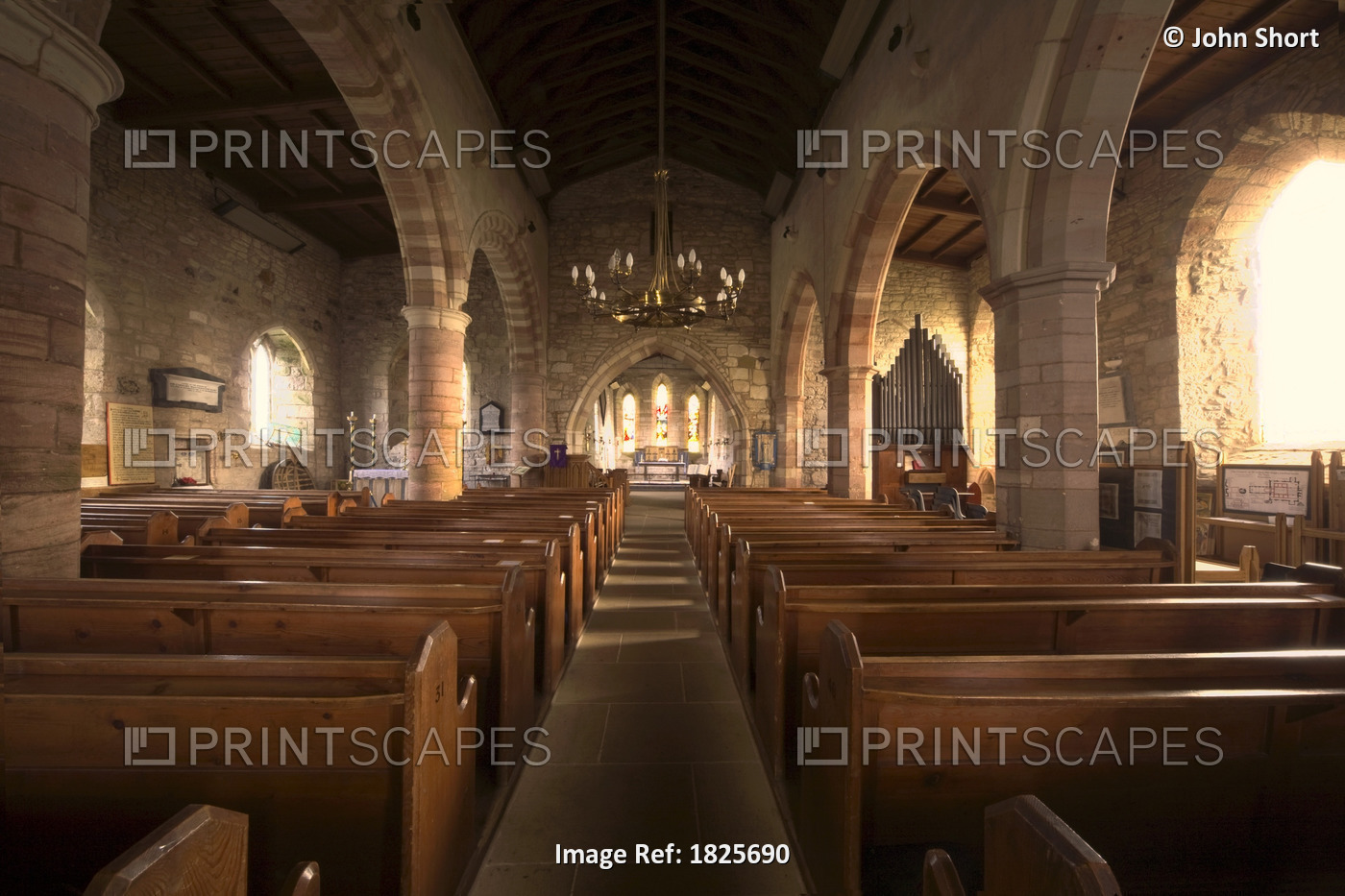 Church Sanctuary, Holy Island, Bewick, England