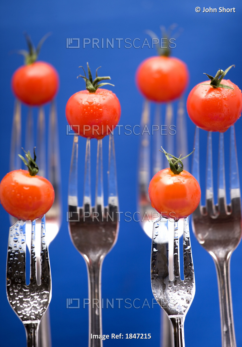 Cherry Tomatoes On Forks
