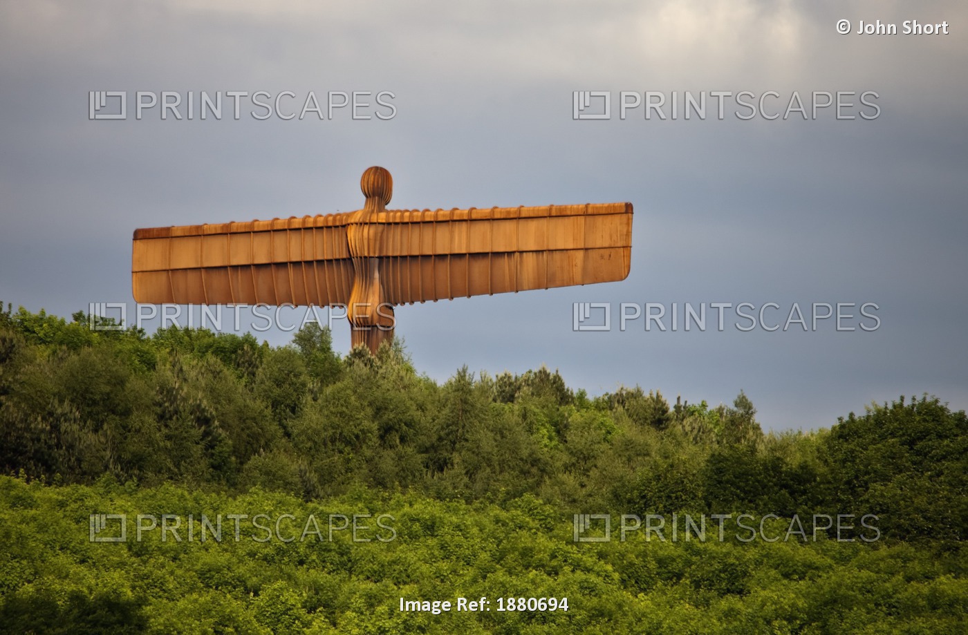 Angel Of The North Sculpture; Gateshead, Tyne And Wear, England