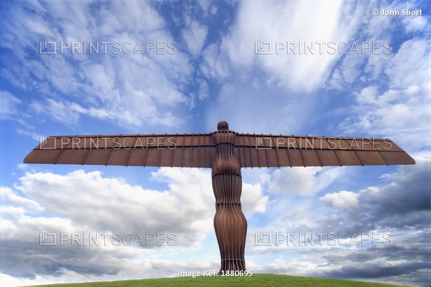 Angel Of The North Sculpture; Gateshead, Tyne And Wear, England