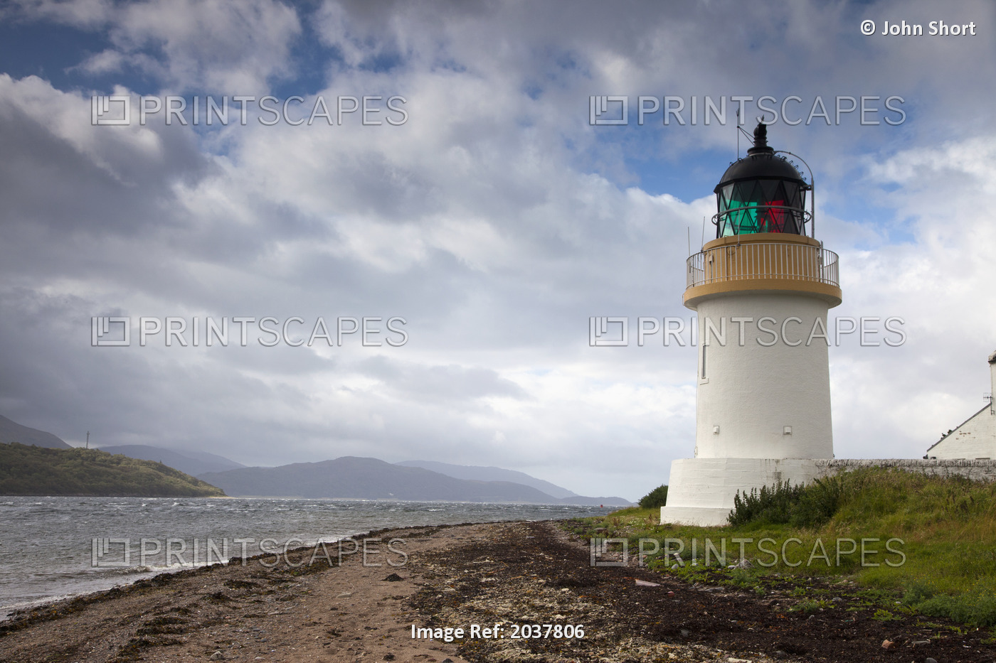 A Lighthouse Along The Coast; Ardgour Argyll Scotland