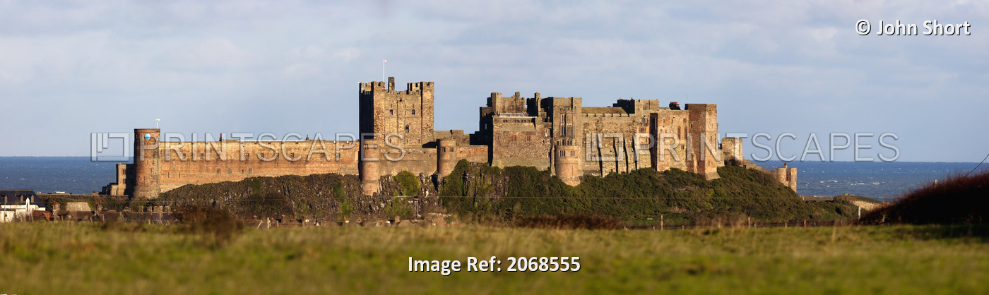Bamburgh Castle; Bamburgh Northumberland England