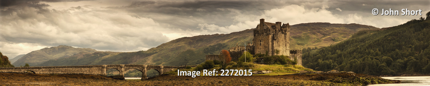 Castle On A Hill; Kyle Of Lochalsh Highlands Scotland
