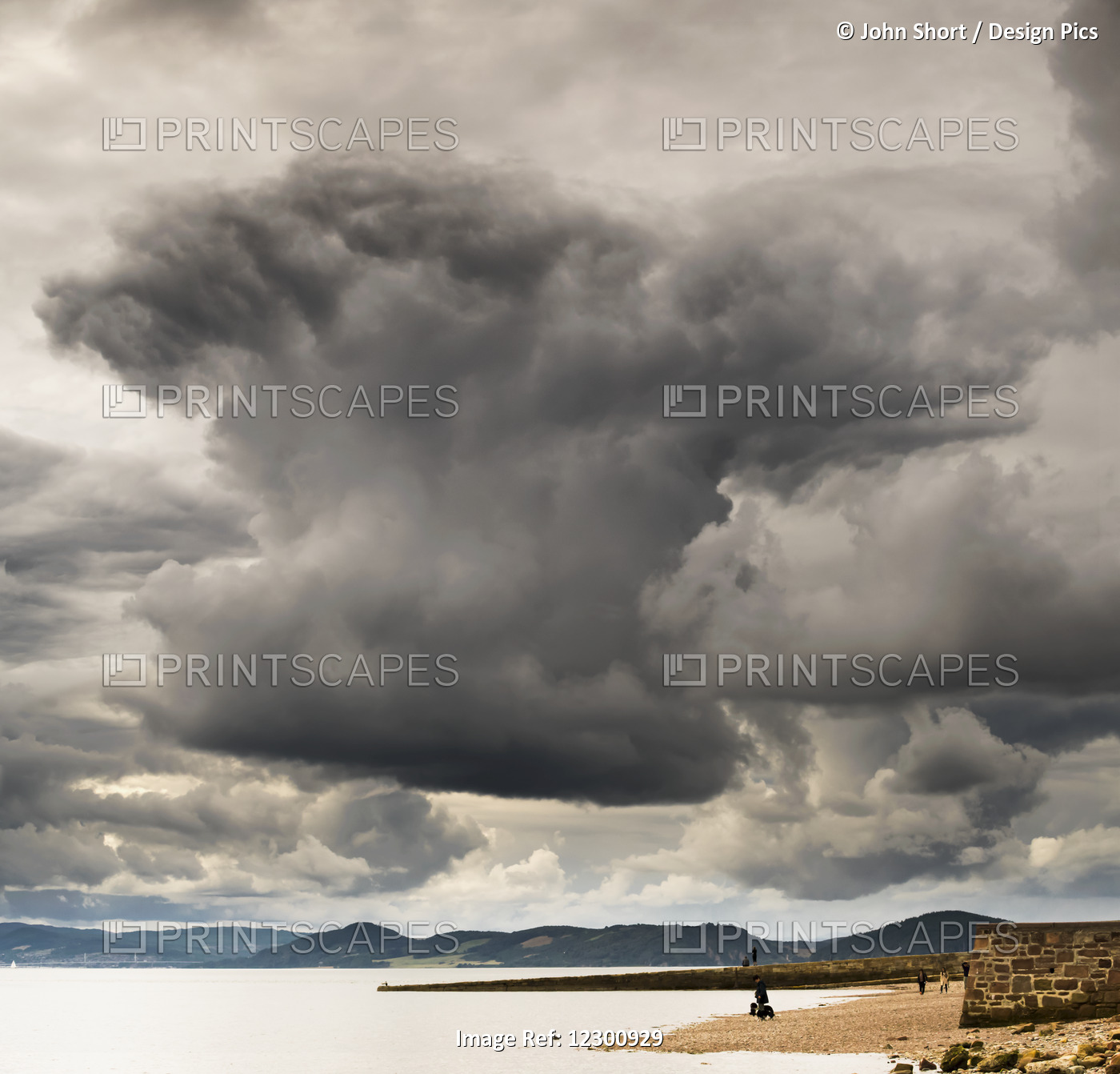 Dramatic Cloud Formation Over The Coastline, Chanonry Point; Inverness, Scotland