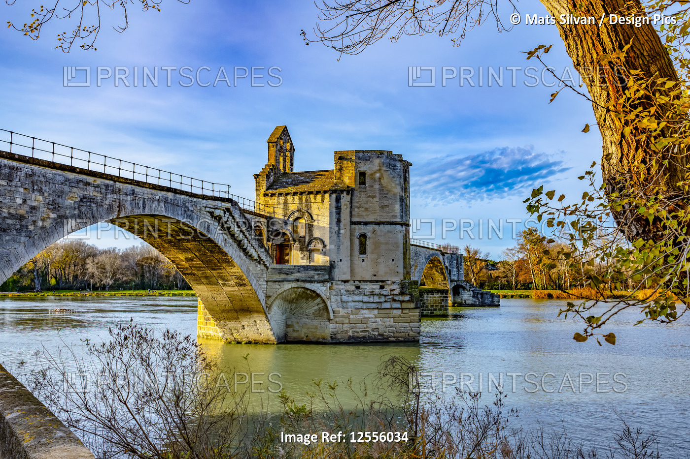 Pont Saint-Benezet; Avignon, Provence Alpes Cote d'Azur, France